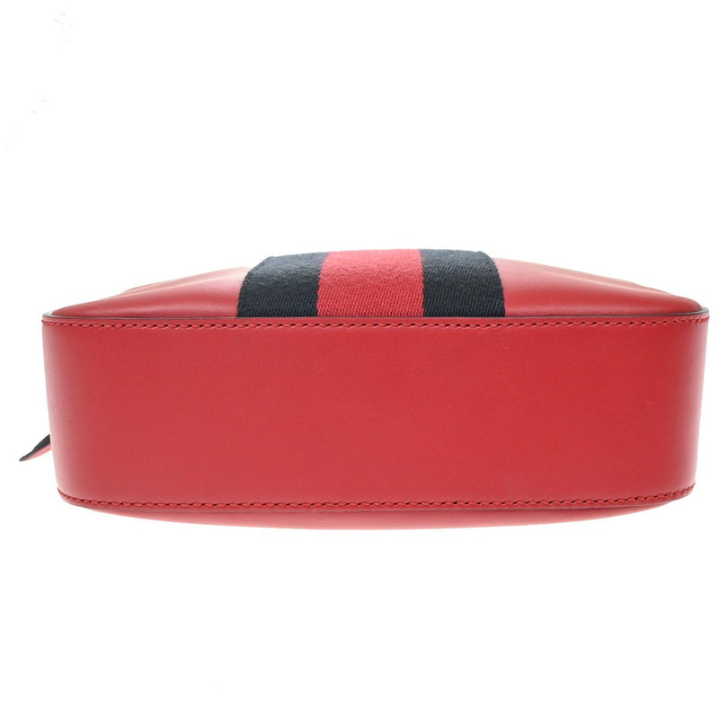 Gucci Bee Web Camera Leather Red Bag
