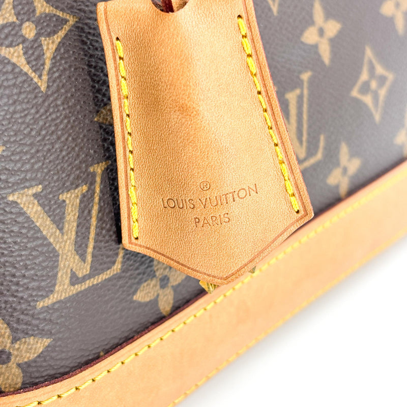 Louis Vuitton Alma Monogram Canvas Brown Bag