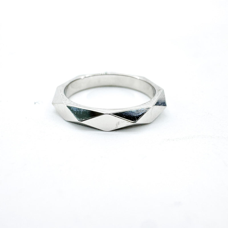 Boucheron Facette 3 Diamonds Platinum Silver Bijoux
