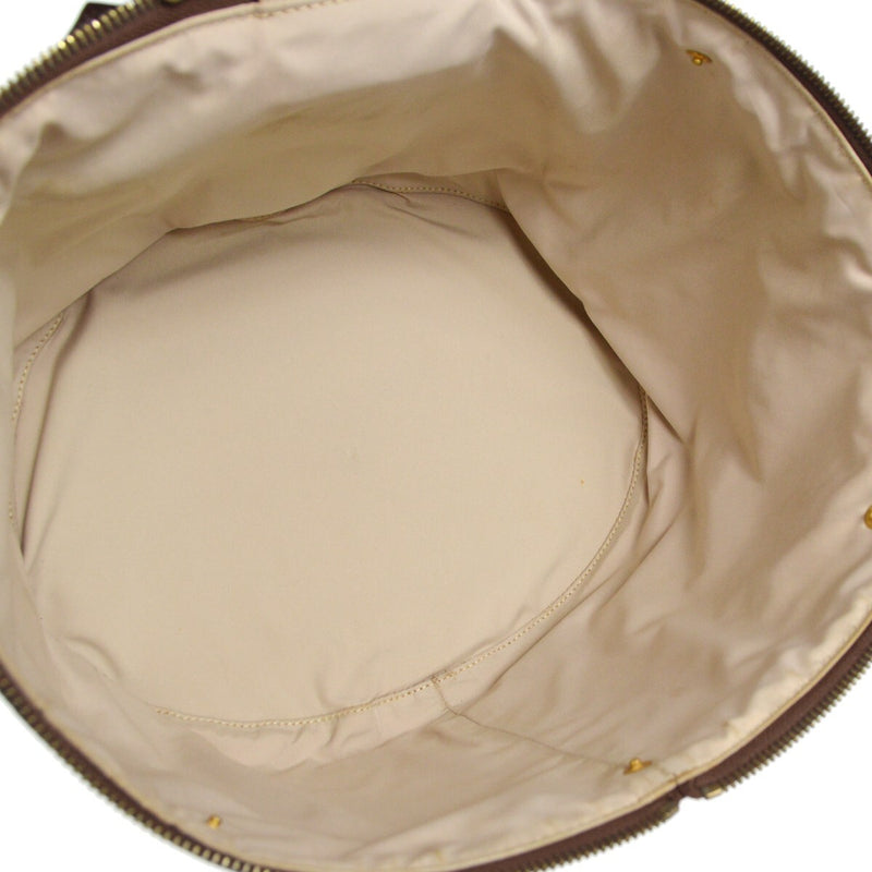 Hermes Acapulco Vanity Toile With Leather Beige Canvas Bag