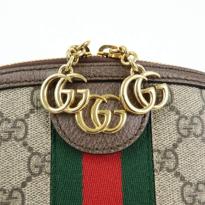 Gucci Ophidia Dome Gg Coated Canvas Beige Bag