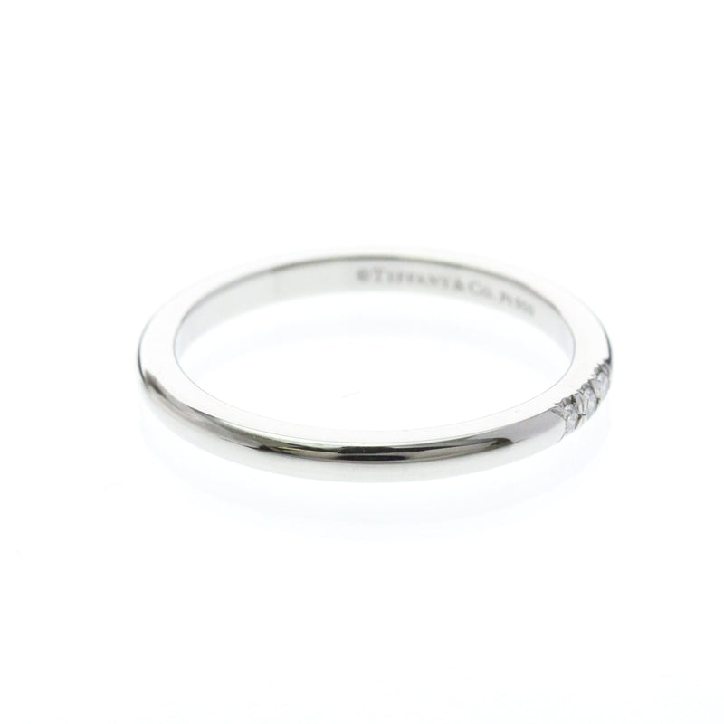 Tiffany & Co. Forever Band Platinum With Diamonds Silver Bijoux