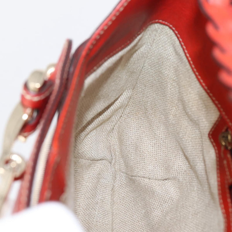 Gucci Horsebit Gg Canvas And Leather Beige Bag