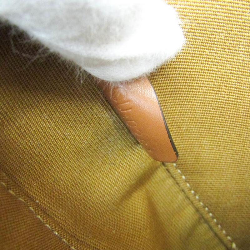 Celine Triangle Triomphe Coated Canvas Brown Bag