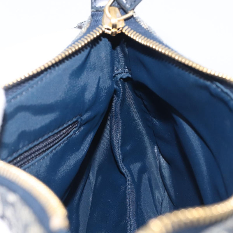 Christian Dior Saddle Messenger Oblique Canvas Navy