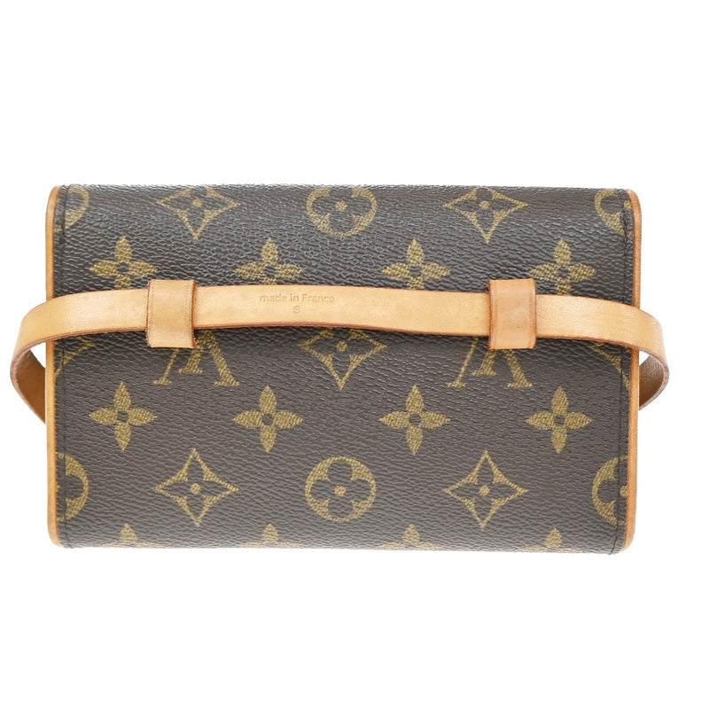 Louis Vuitton Florentine Waist Monogram Canvas Brown Leather Bag