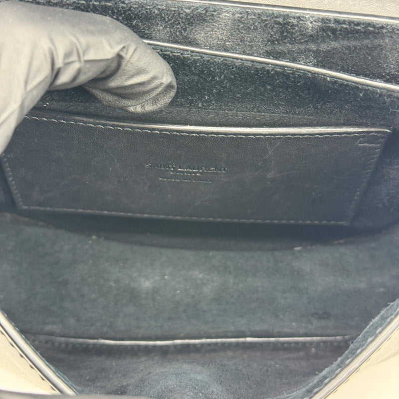 Saint Laurent Kaia Leather Black Bag