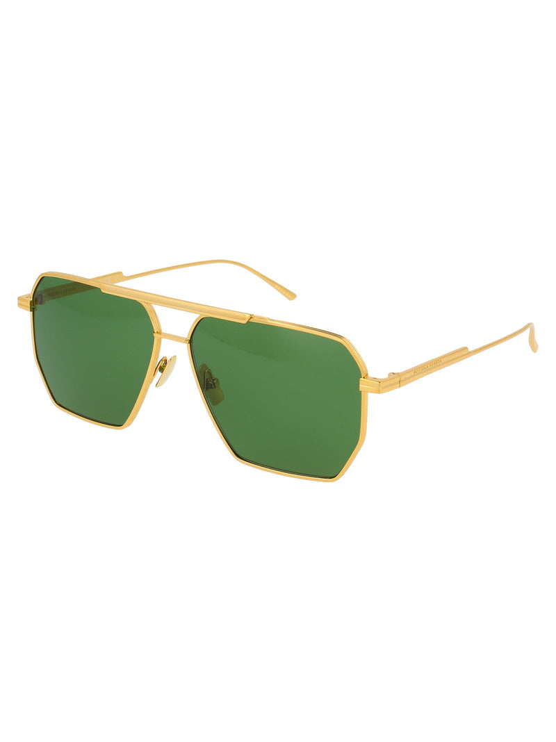 Bottega Veneta Bv1012s Gold Metal Sunglasses —