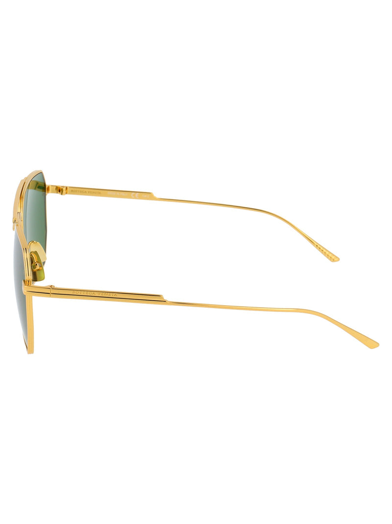 Bottega Veneta Bv1012s Gold Metal Sunglasses —