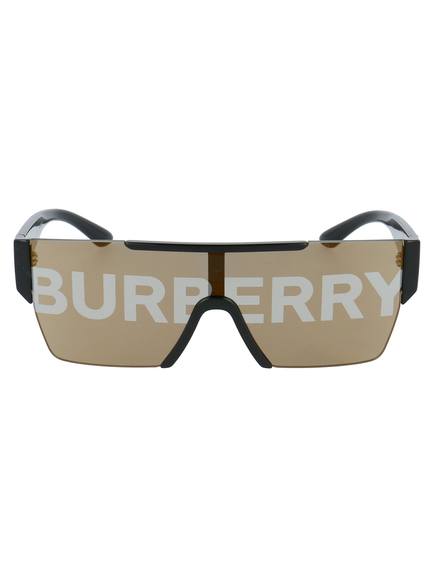 Burberry 0be4291 Logo-Print Sunglasses — Black Nylon