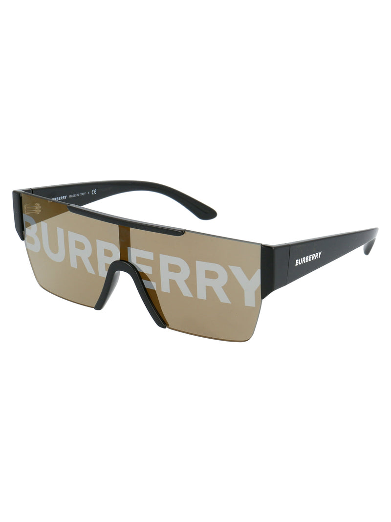Burberry 0be4291 Logo-Print Sunglasses — Black Nylon