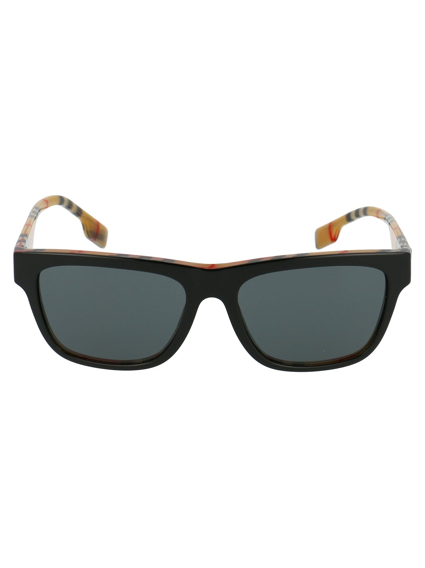Burberry 0be4293 Vintage Check Acetate Sunglasses — Black