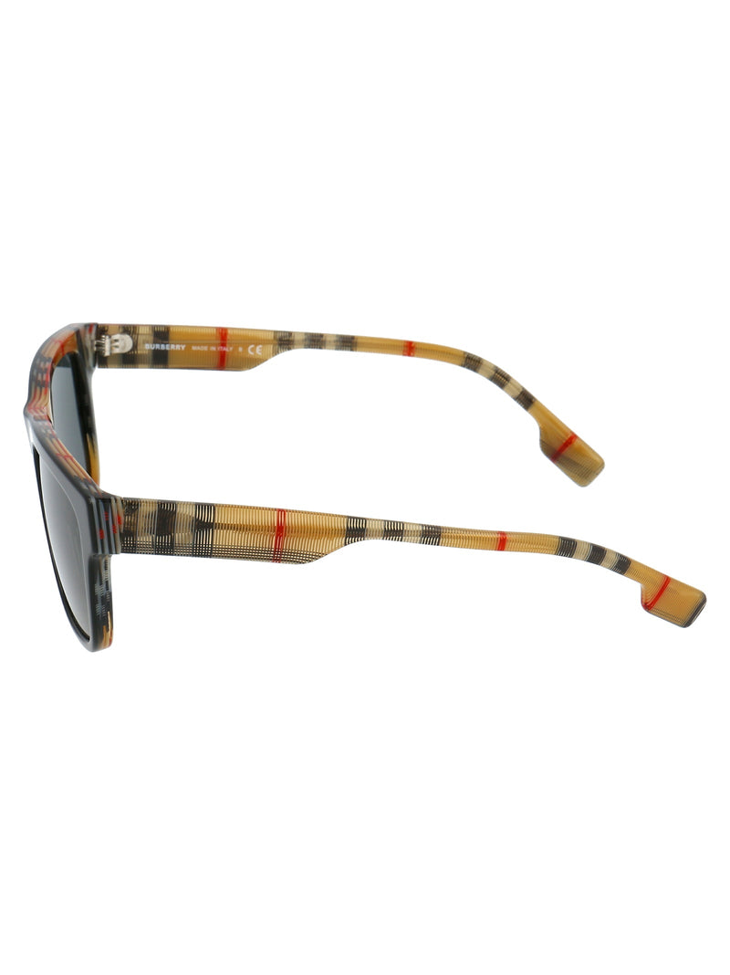 Burberry 0be4293 Vintage Check Acetate Sunglasses — Black