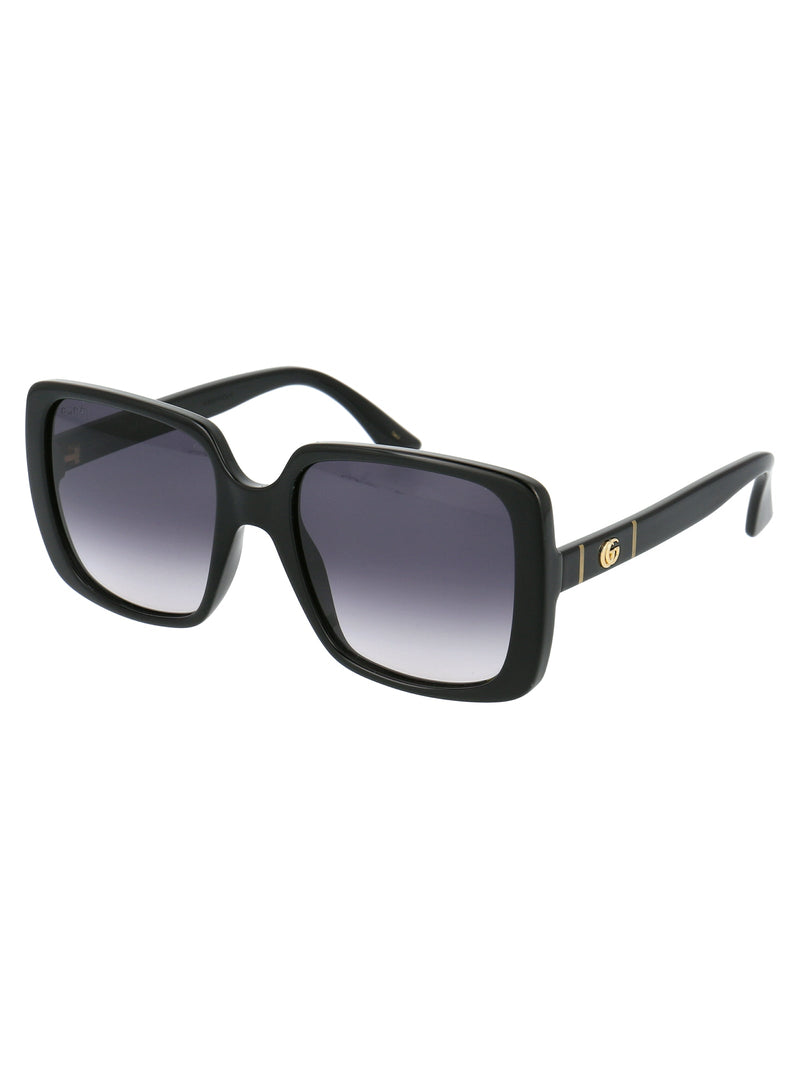 Gucci Gg0632s Sculpted Injected Frame Sunglasses — Black