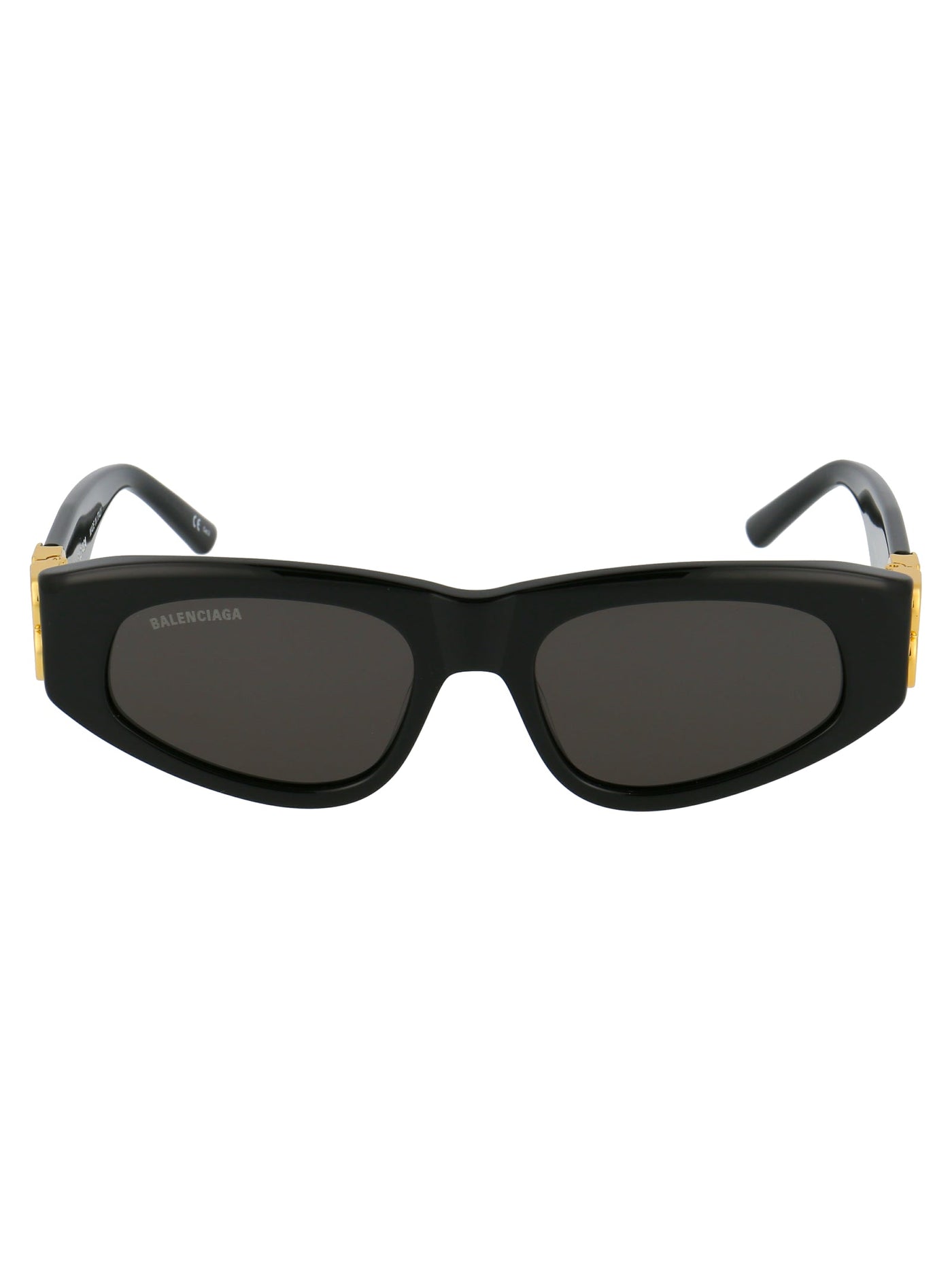 Balenciaga Bb0095s Metal-Frame Sunglasses — Black