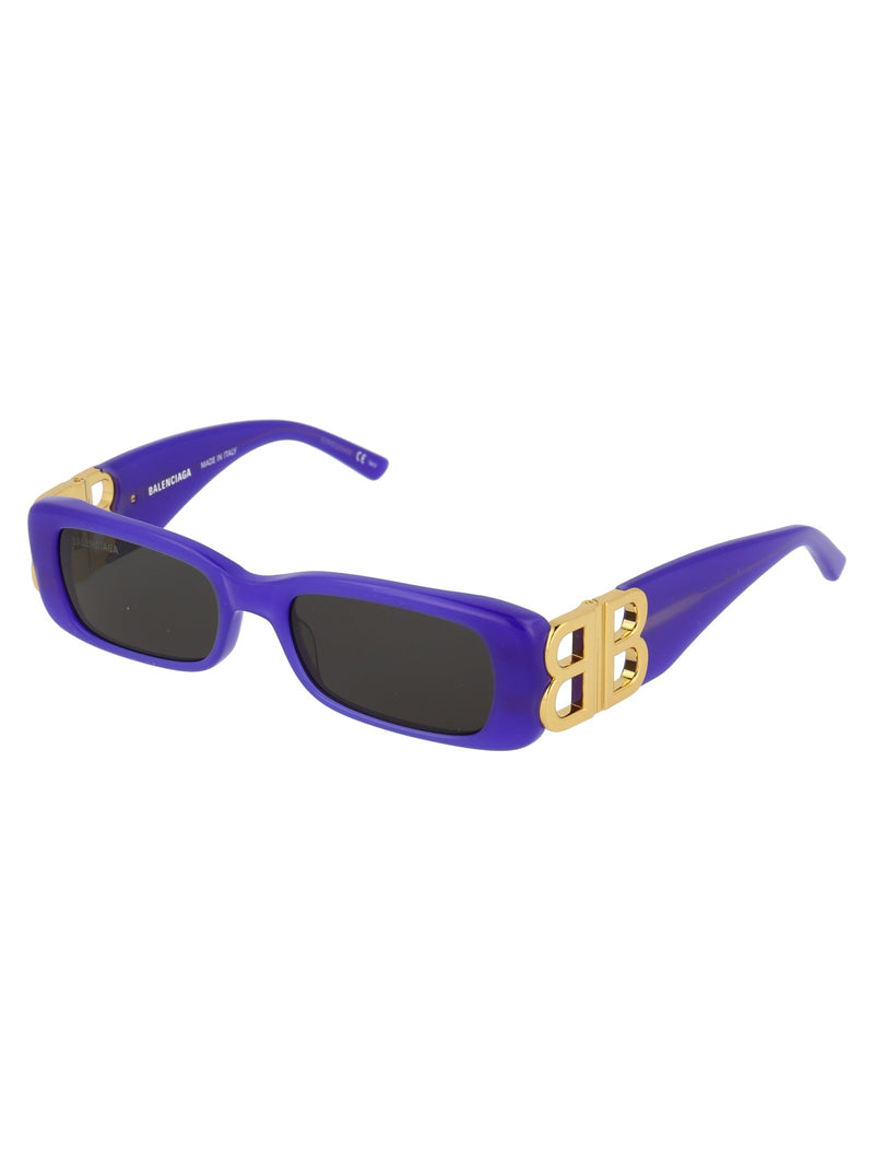 Balenciaga Bb0096s Sunglasses — Purple Acetate
