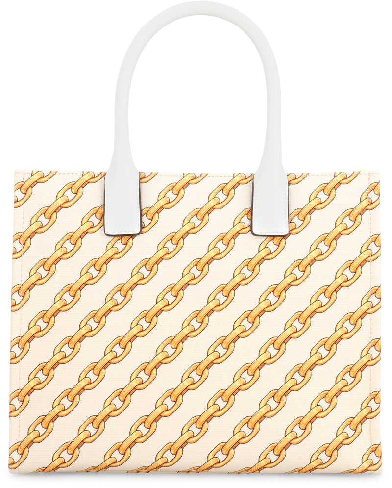 Versace Tote Bag — Cream Calfskin; Cotton