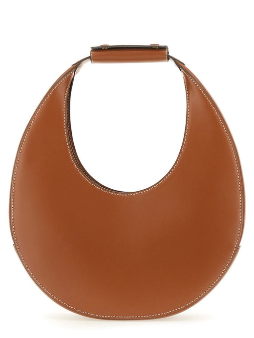 Staud Moon Shoulder Bag — Brown Cow Leather