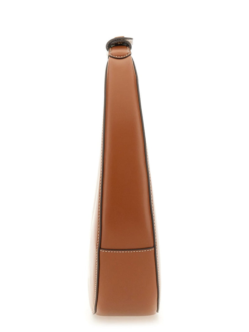 Staud Moon Shoulder Bag — Brown Cow Leather