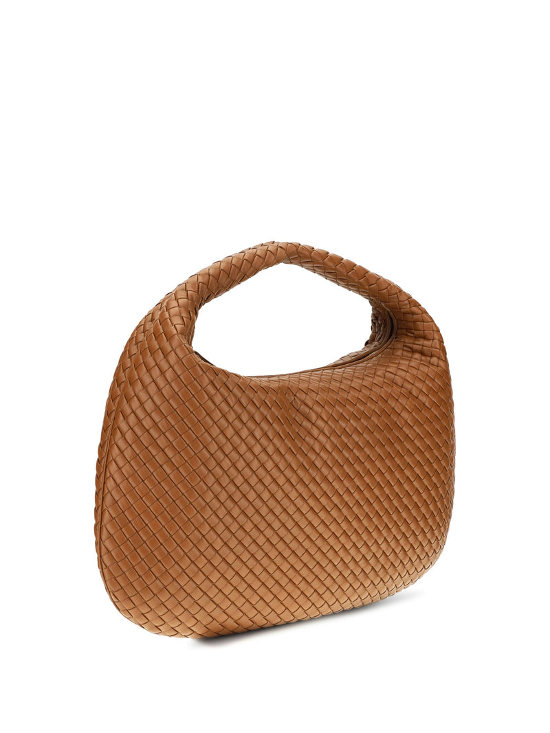 Bottega Veneta Shoulder Bag — Brown Calf Leather