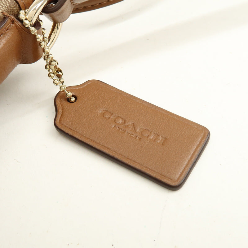 Coach Shoulder Canvas Brown Bag