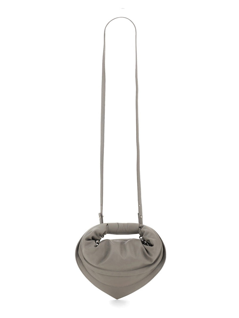 Federico Cina Tortellino Top Handle Bag — Gray Calfskin