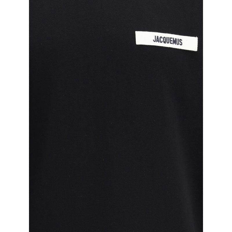 Black Cotton Sweatshirt