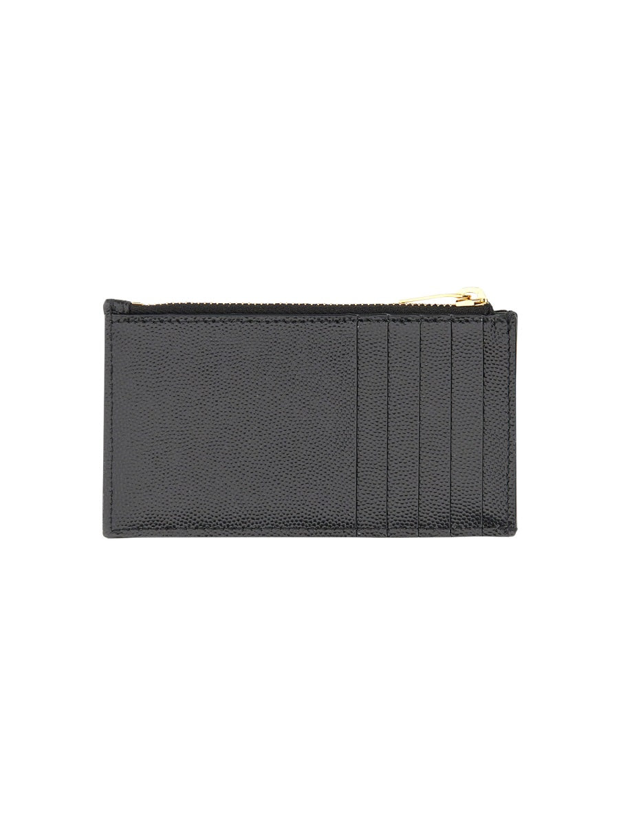 Saint Laurent Cassandre Card Case — Black Calfskin Cases