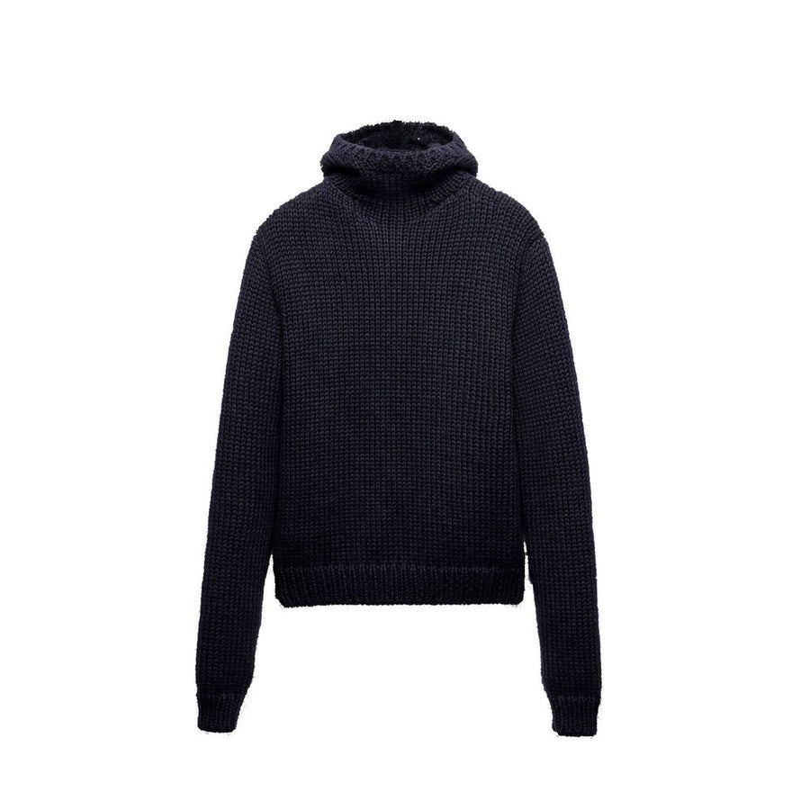 Blue Wool Turtleneck