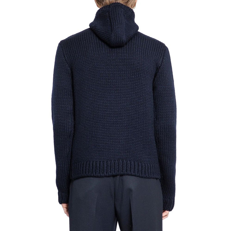 Blue Wool Turtleneck