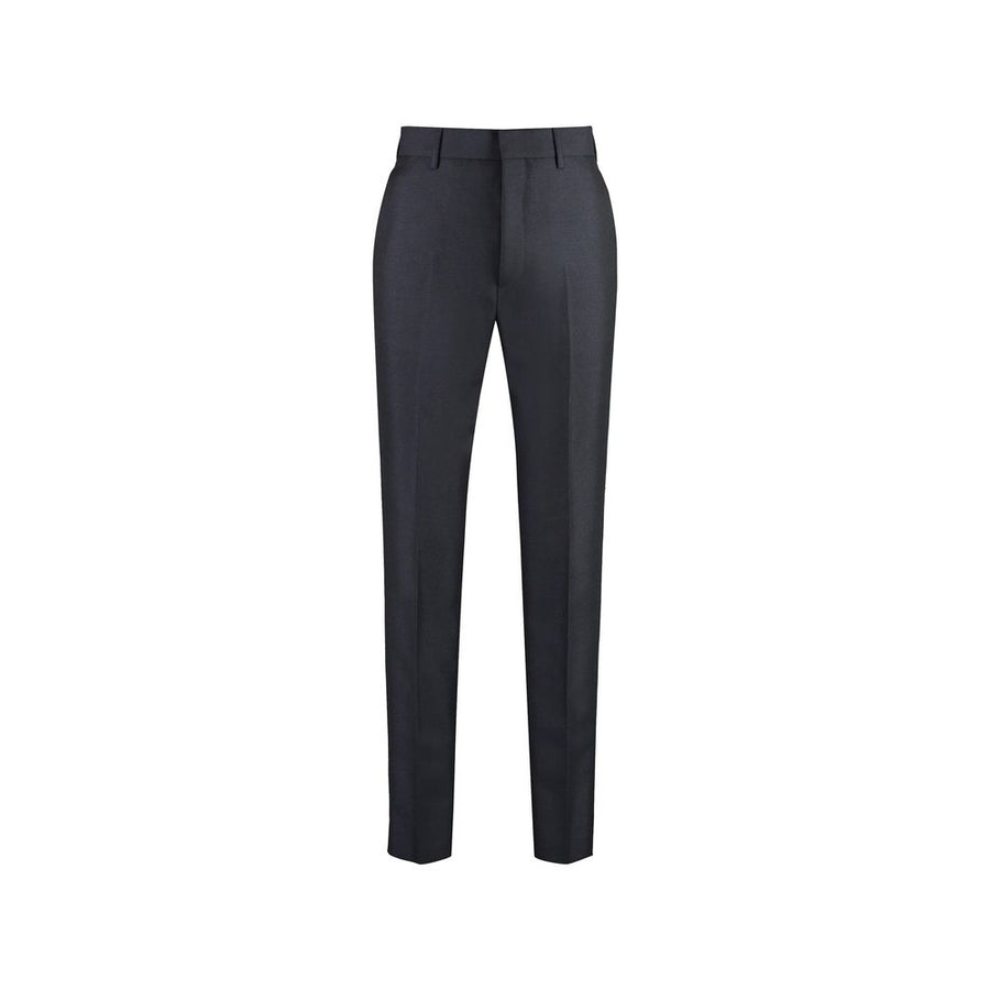 Blue Mohair Dress Pants