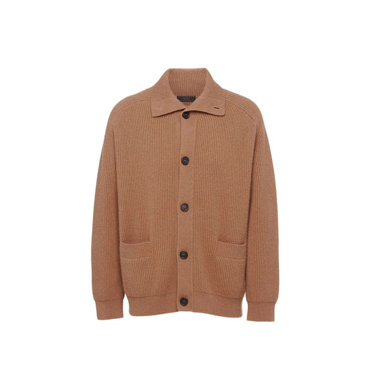 Brown Cashmere Cardigan