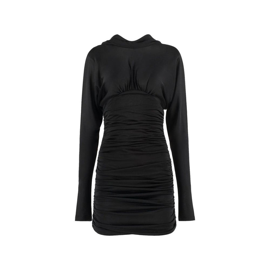Black Viscose Cocktail Dress