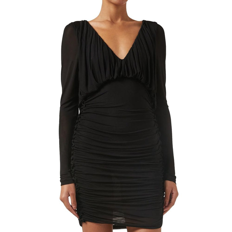 Black Viscose Cocktail Dress