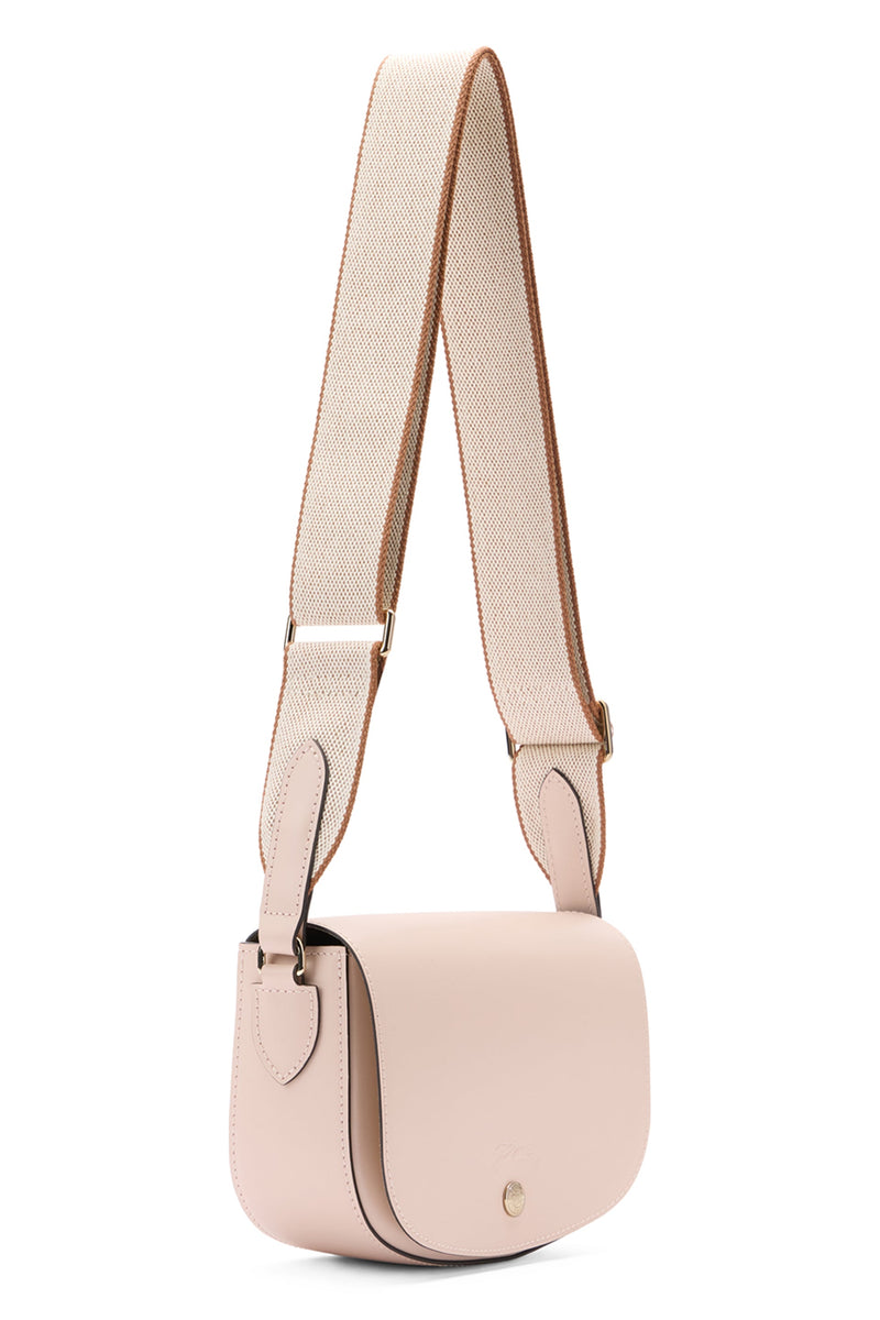 Longchamp Shoulder Bag — Beige Calfskin