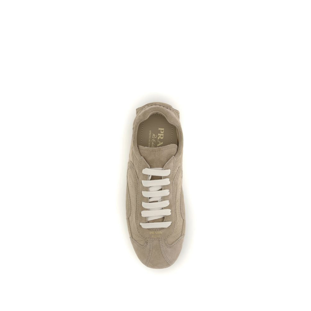 Beige Lamb Ovis Aries Aries Athletic Sneakers