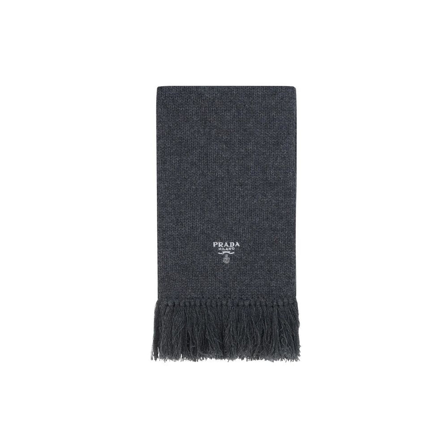 Gray Cashmere Foulard