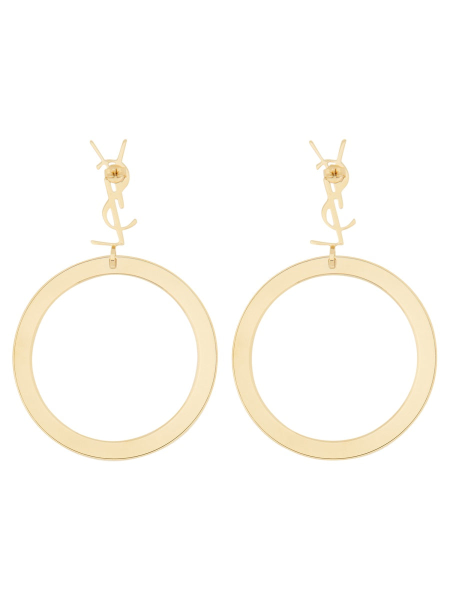 Saint Laurent Earrings — Gold Brass