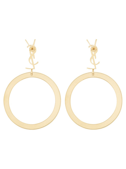 Saint Laurent Earrings — Gold Brass
