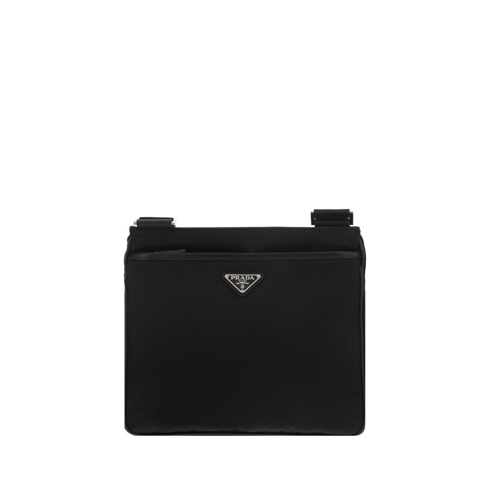 Prada Nylon Shoulder Bag — Black