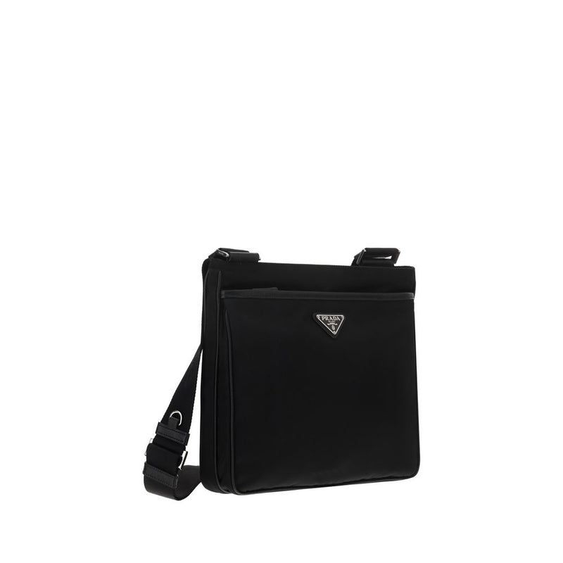 Prada Nylon Shoulder Bag — Black