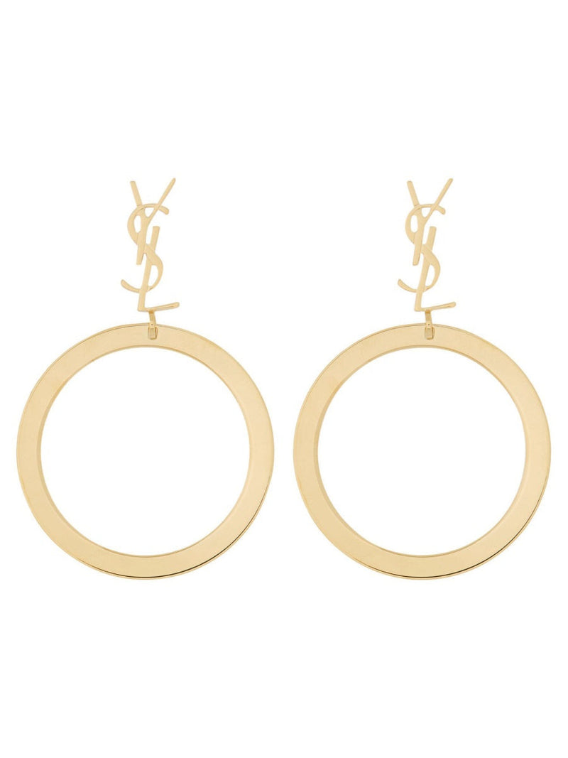 Saint Laurent Earrings — Gold Brass