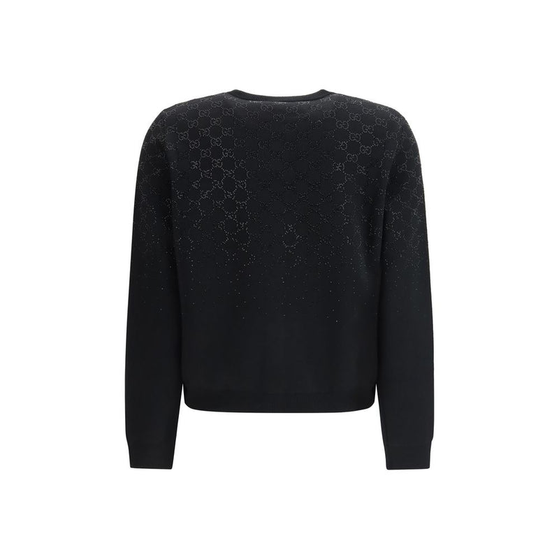 Black Wool Cardigan