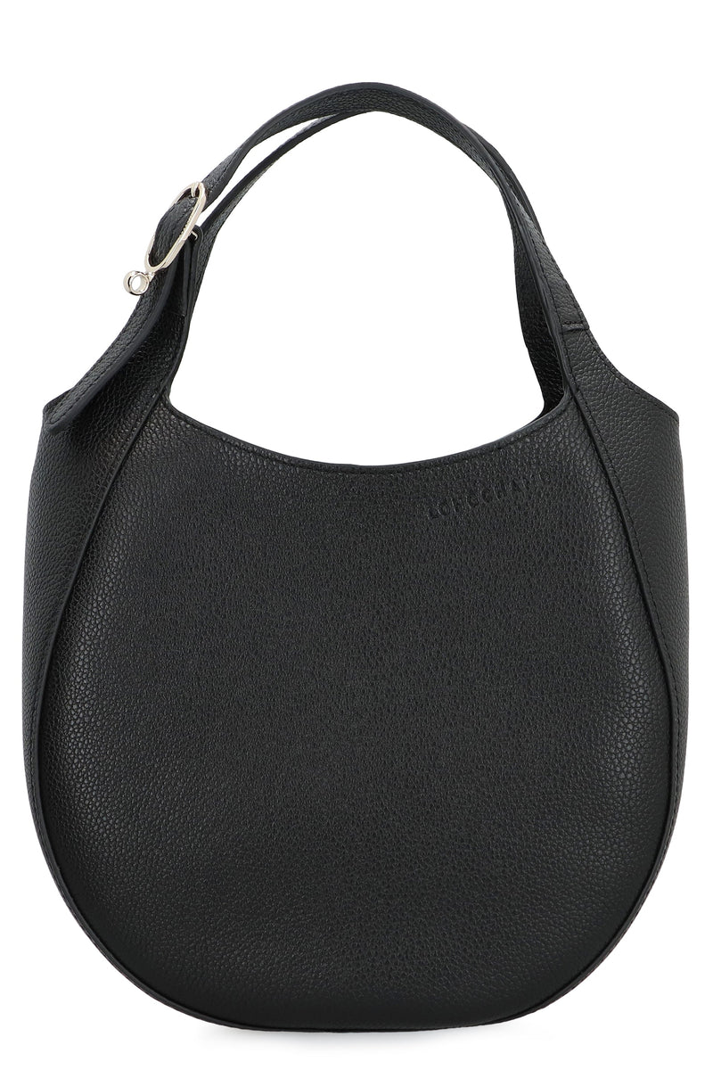 Longchamp Le Shoulder Bag — Black Cow Hide