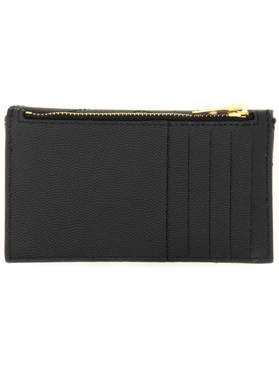 Saint Laurent Cassandre Card Case — Black Calfskin Cases