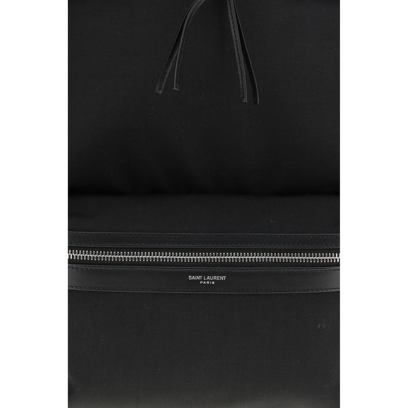 Black Nylon Backpack