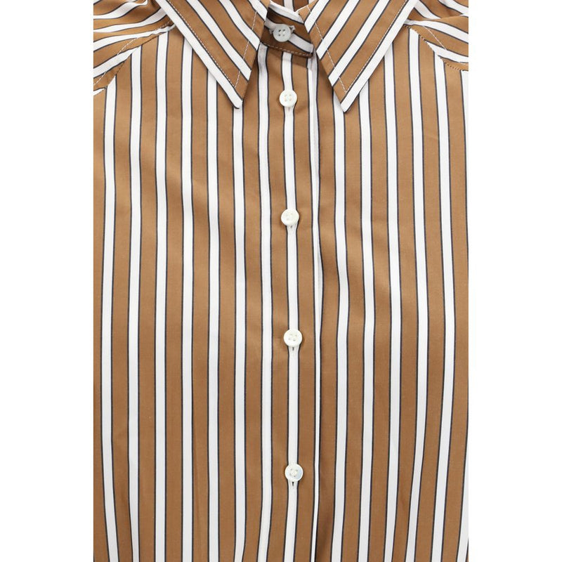 Brown Cotton Shirt