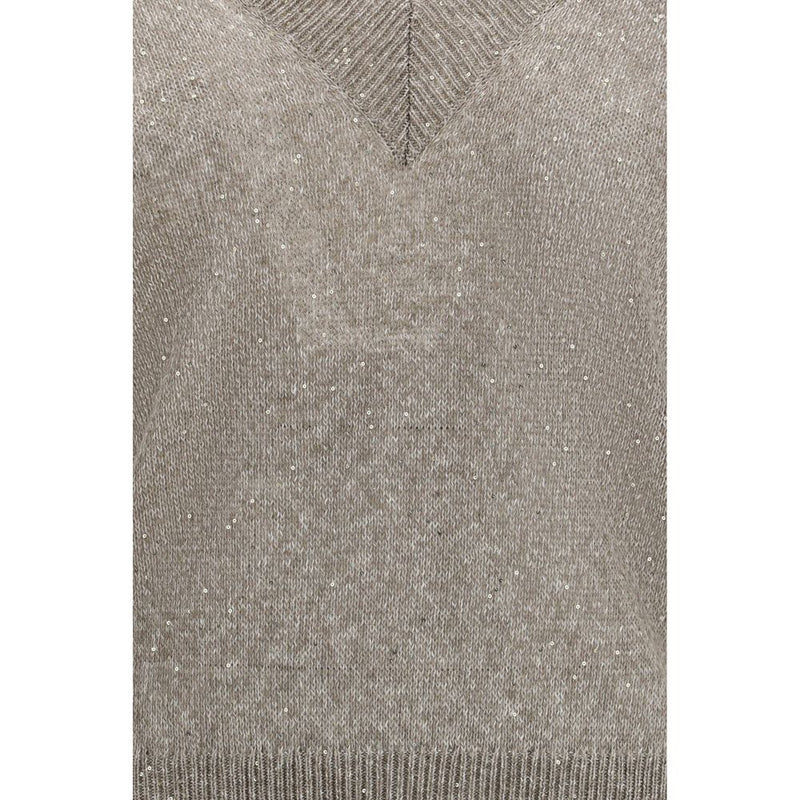 Brown Linen Sportswear