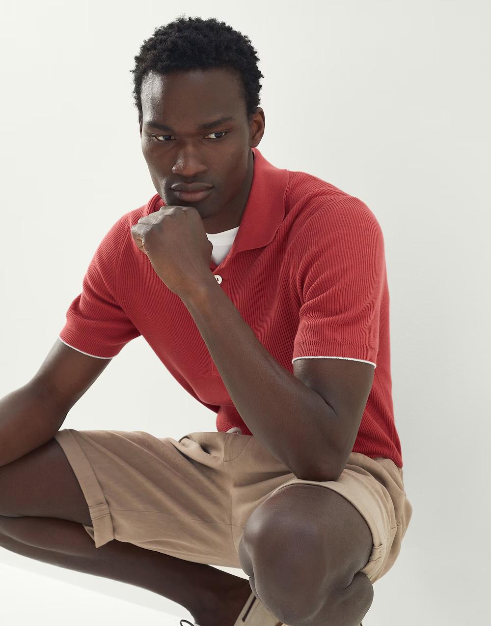 Multicolor Cotton Shortsleeve Shirt