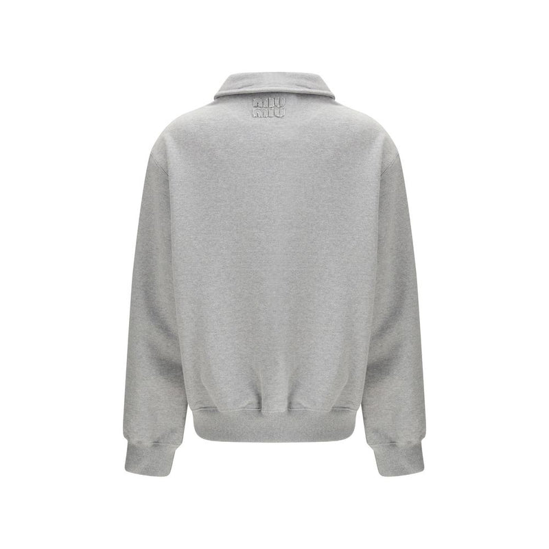 Gray Cotton Sweatshirt